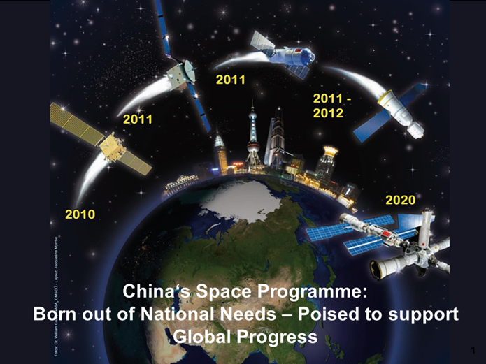 China’s space programme comprises all the elements of a technologically advanced space power.  Copyright: NASA, CMSEO, GoTaikonauts!